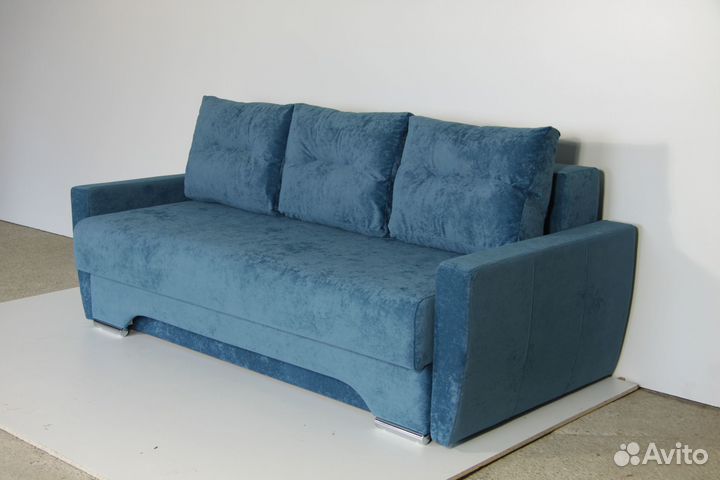 Прямой диван еврокнижка