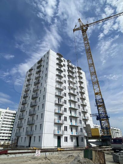 2-к. квартира, 40,8 м², 6/16 эт.