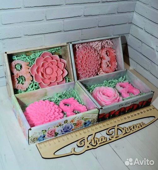 Подарочный набор из мыла ручной работы