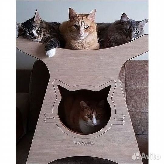 Когтеточка домик для кошки