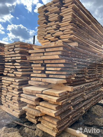 Доска необрезная сухая сосна