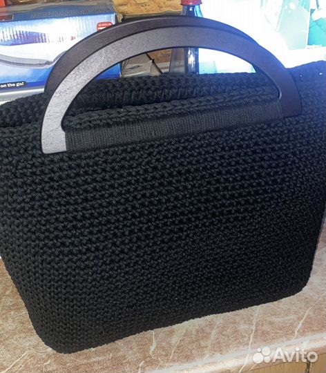 Вязанная сумка женская