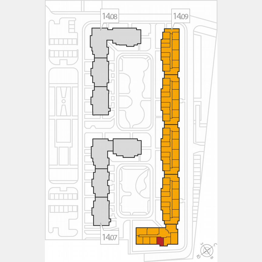 1-к. квартира, 39,2 м², 4/8 эт.