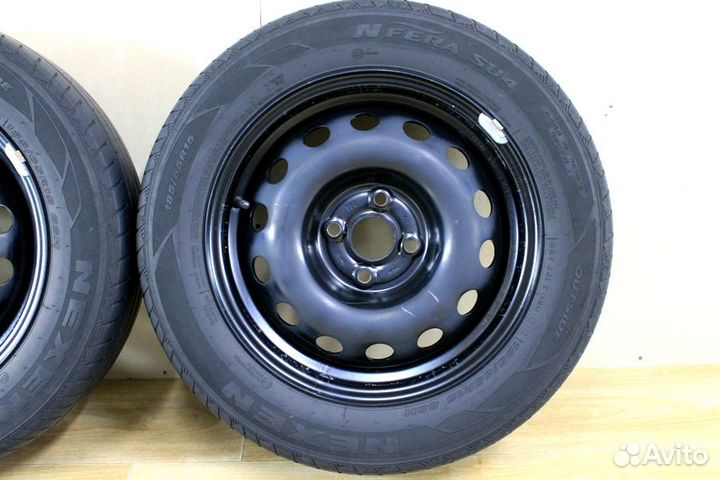 Пара колес 4х100 Рио Солярис 185/65 R15 Nexen N'Fe