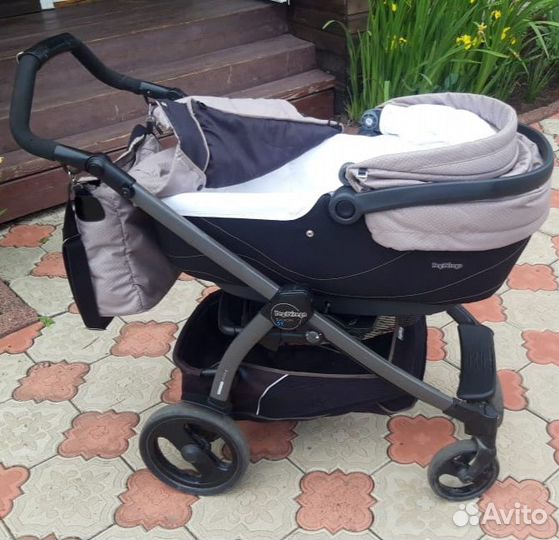 Коляска Peg perego 3 в 1 (узкое шасси book 51)