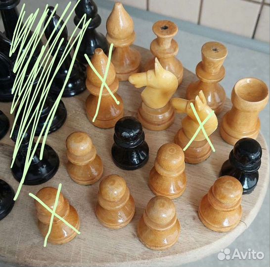 Шахматные фигуры белые СССР