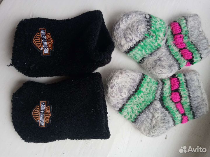 Носочки для новорожденного с шерстью мериноса