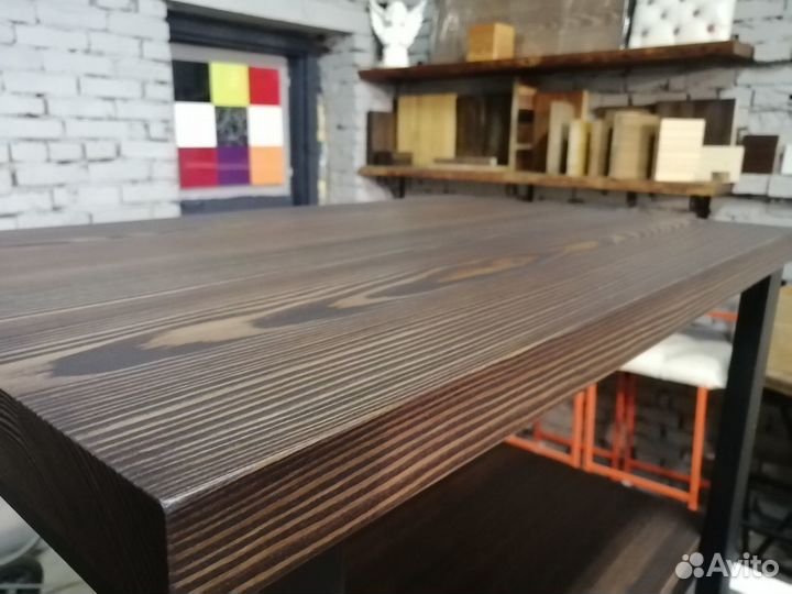 Журнальный столик в стиле лофт