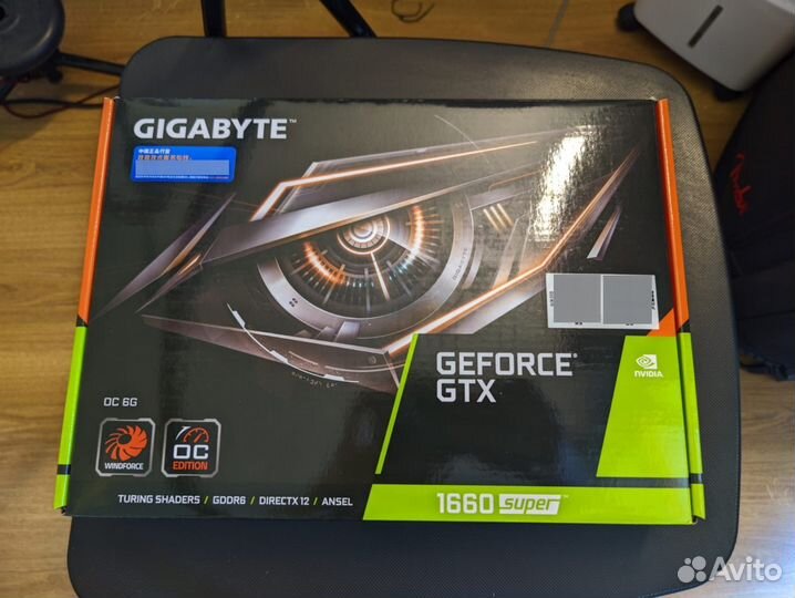 Видекарта Gigabyte GeForce GTX 1660 Super OC 6Gb