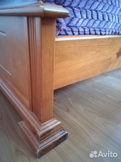 Кровать двухспальная бу 180 200 без матраса