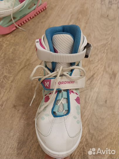 Коньки детские раздвижные nordway 31-36