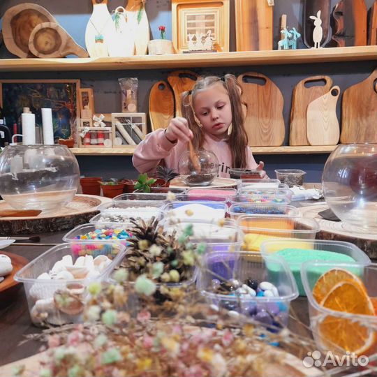 Мастер-класс по созданию флорариума в т.ч онлайн