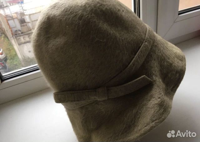 Фетровая и меховая шляпы и шарф винтаж СССР