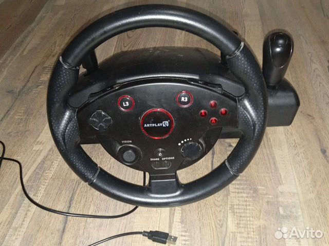 Игровой руль с педалями artplays для PS 3/4