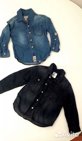 Джинсовые рубашки