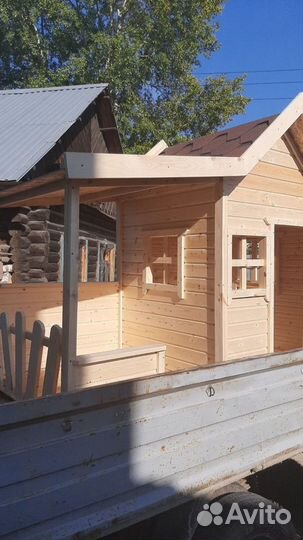 Детский игровой домик деревянный под заказ