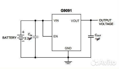 Микросхема G9091-330T11U