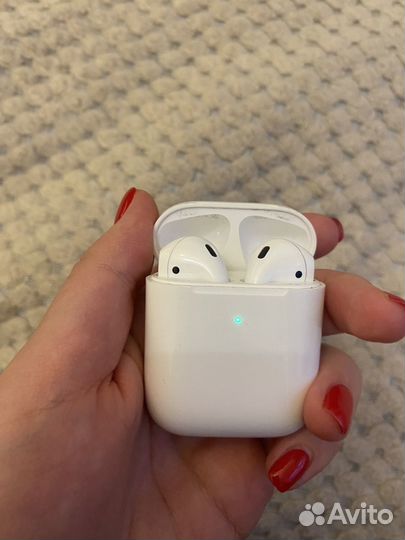 Беспроводные наушники apple airpods 2
