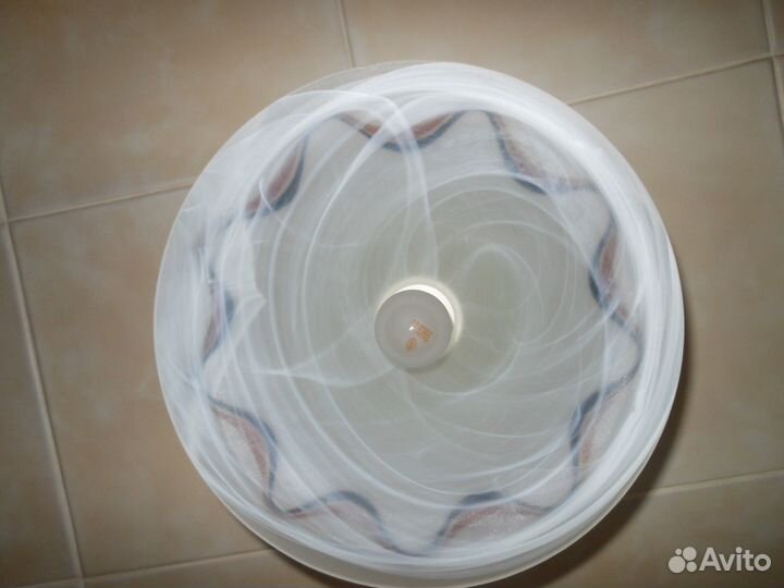 Плафон потолочный матовое стекло новый в сборе