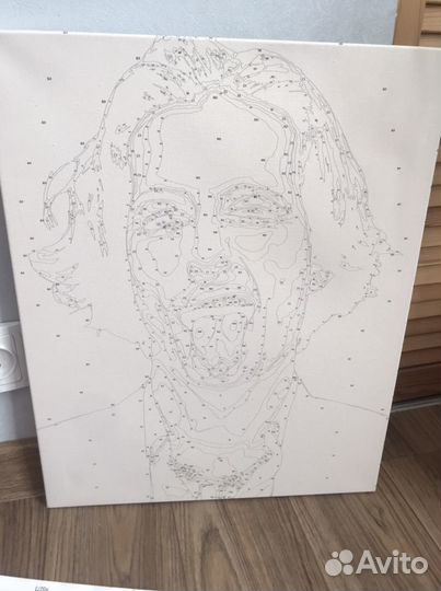 Картина по номерам новая Дамиано Давид