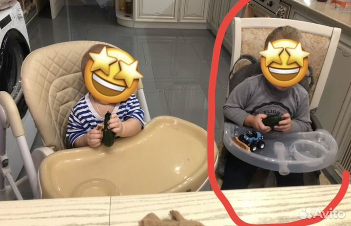 Детский стульчик для кормления детей babies