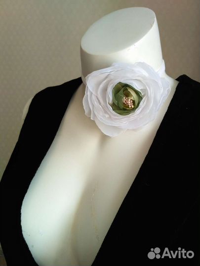 Чокер цветок ручной работы