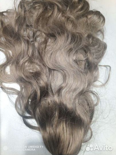 Шиньон на заколке, 2 шт, 50 см