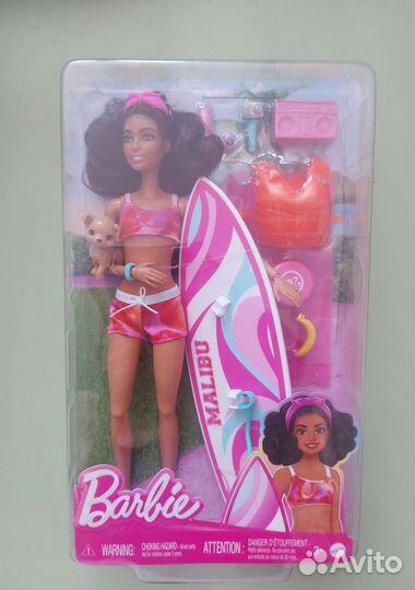 Кукла Barbie Серфингистка шарнирная