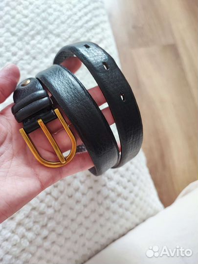 Ремень женский натуральная кожа 85 см