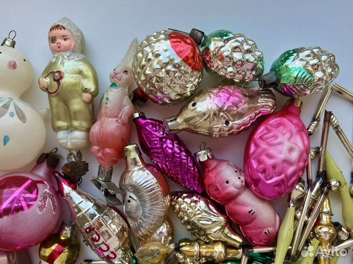 Елочные игрушки СССР