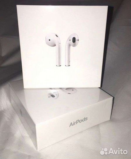 Наушники airpods 2 (копия люкс качества) + чехол