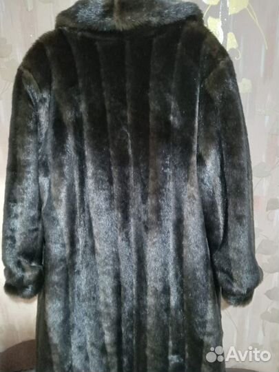 Шуба искусств под норку 50-54р новая