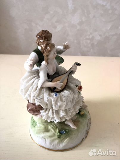 Коллекционная статуэтка, кружевной фарфор Германия