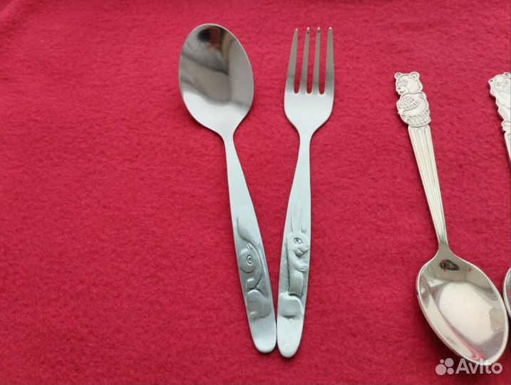 Вилки, ложки детские СССР