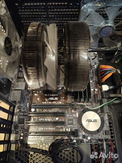 I5 4430 / H97Mplus / куллер / 4 планки DDR3 по 4гб