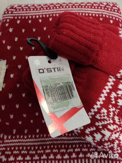 Шарф и варежки Ostin