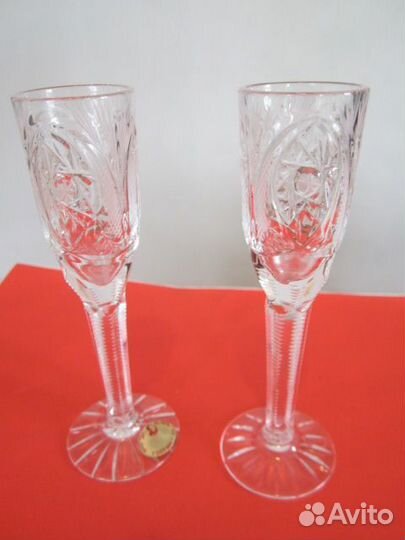 Бокалы графины стекло хрусталь винтаж
