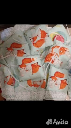 Бортики в детскую кроватку