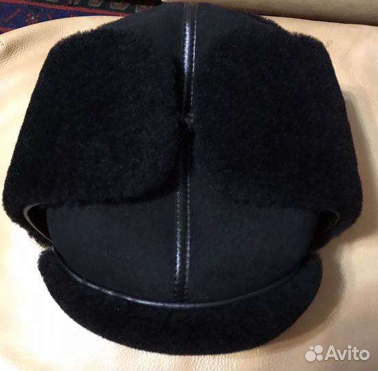 Мужская зимняя шапка из овчины