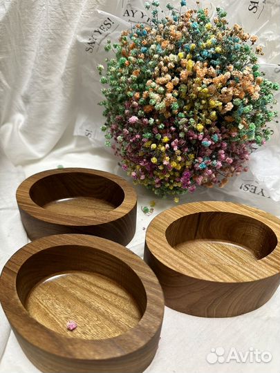 Подсвечники из дерева