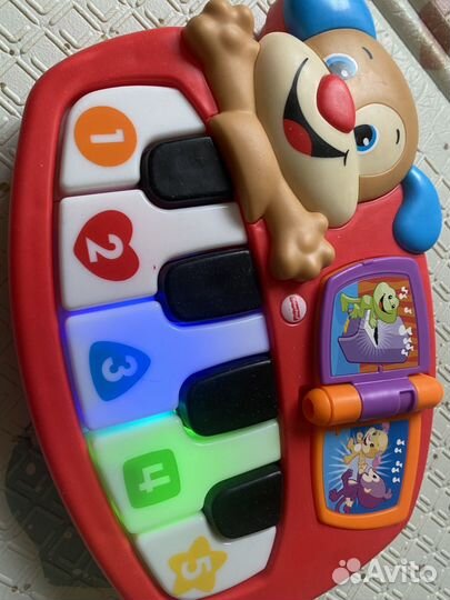 Пианино fisher price щенок