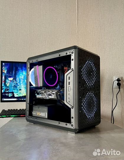 Игровой пк + монитор: i5 10400f + gtx 1660 + 16gb