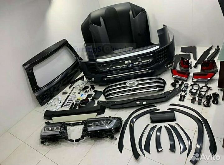 Рестайлинг Обвес стиль 300 Toyota LC 200