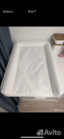 Пеленальная доска на комод