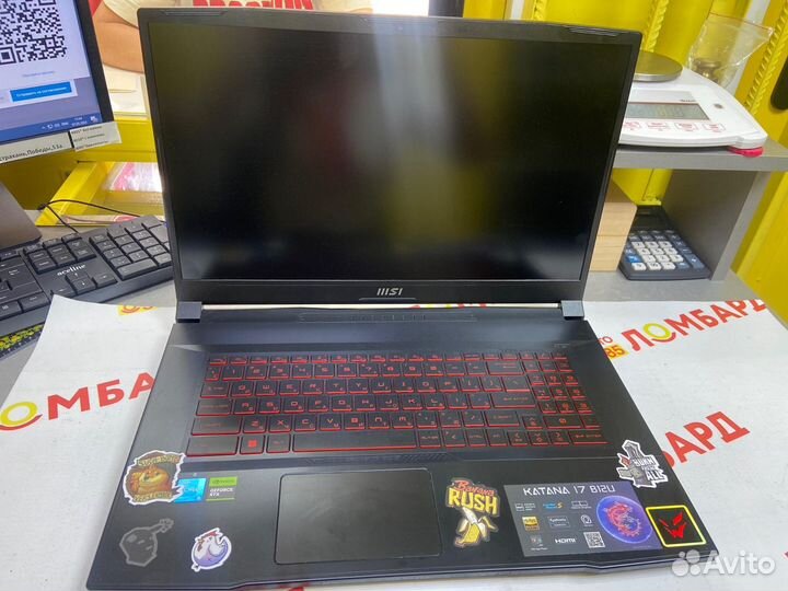 Ноутбук MSI /Core i5-12450H/RTX 2050