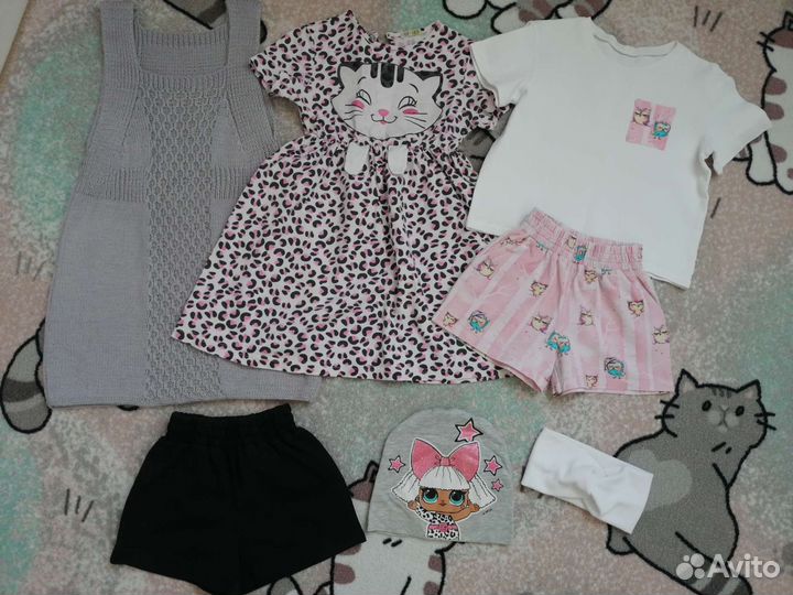 Детские вещи пакетом для девочки 110 116