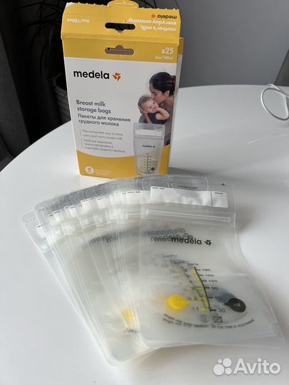 Пакеты для хранения грудного молока Medela