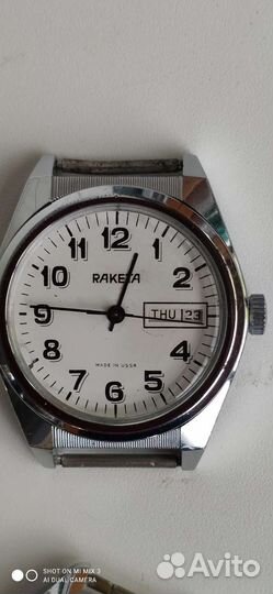 Часы ракета ссср(хром)