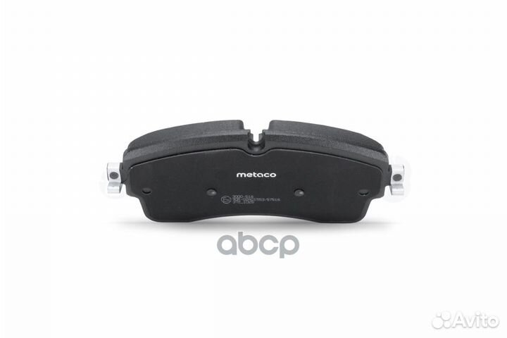 Колодки тормозные передние к-кт 3000-516 metaco