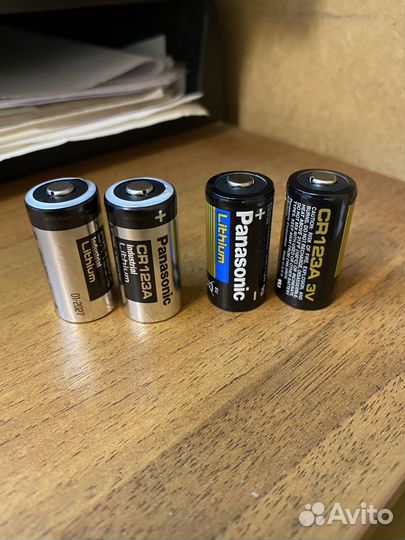 CR 123 A. Panasonic. Литиевые батарейки
